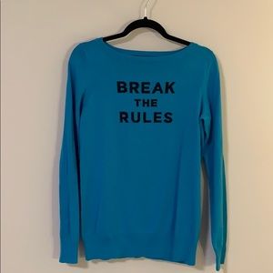 Lilly Pulitzer “Break the Rules” Sweater